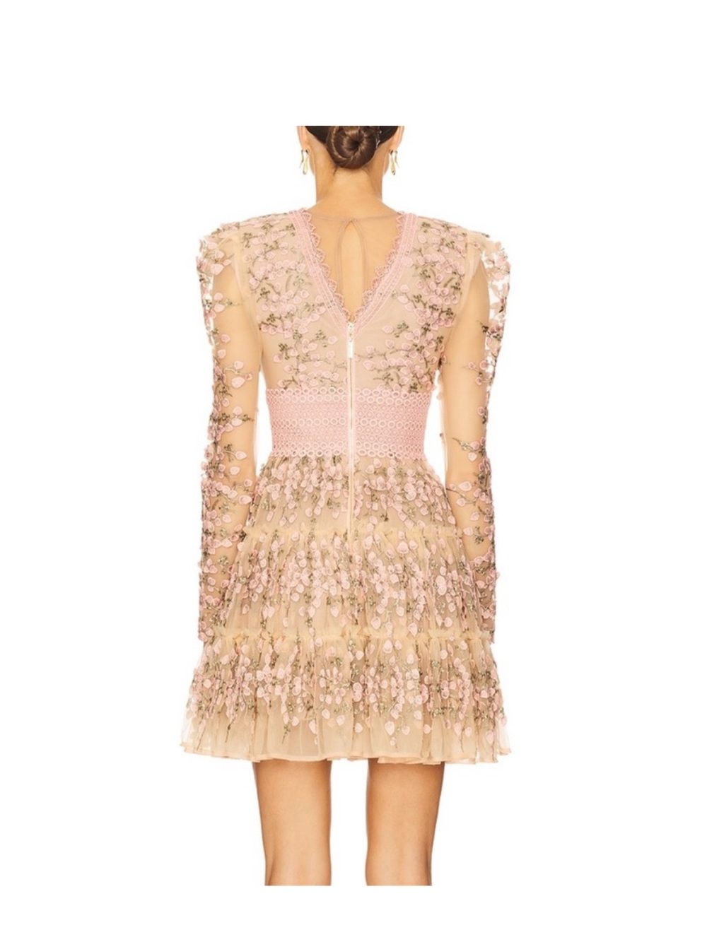 Bronx and Banco Blush Pink Megan Mini Dress - Picture 3 of 6